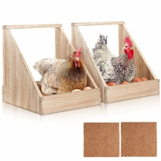 Chewoof 2 Pack Chicken Nesting Box