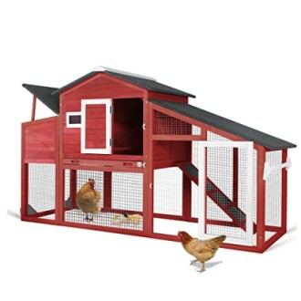 Ketive Large Wooden Chicken Tractor